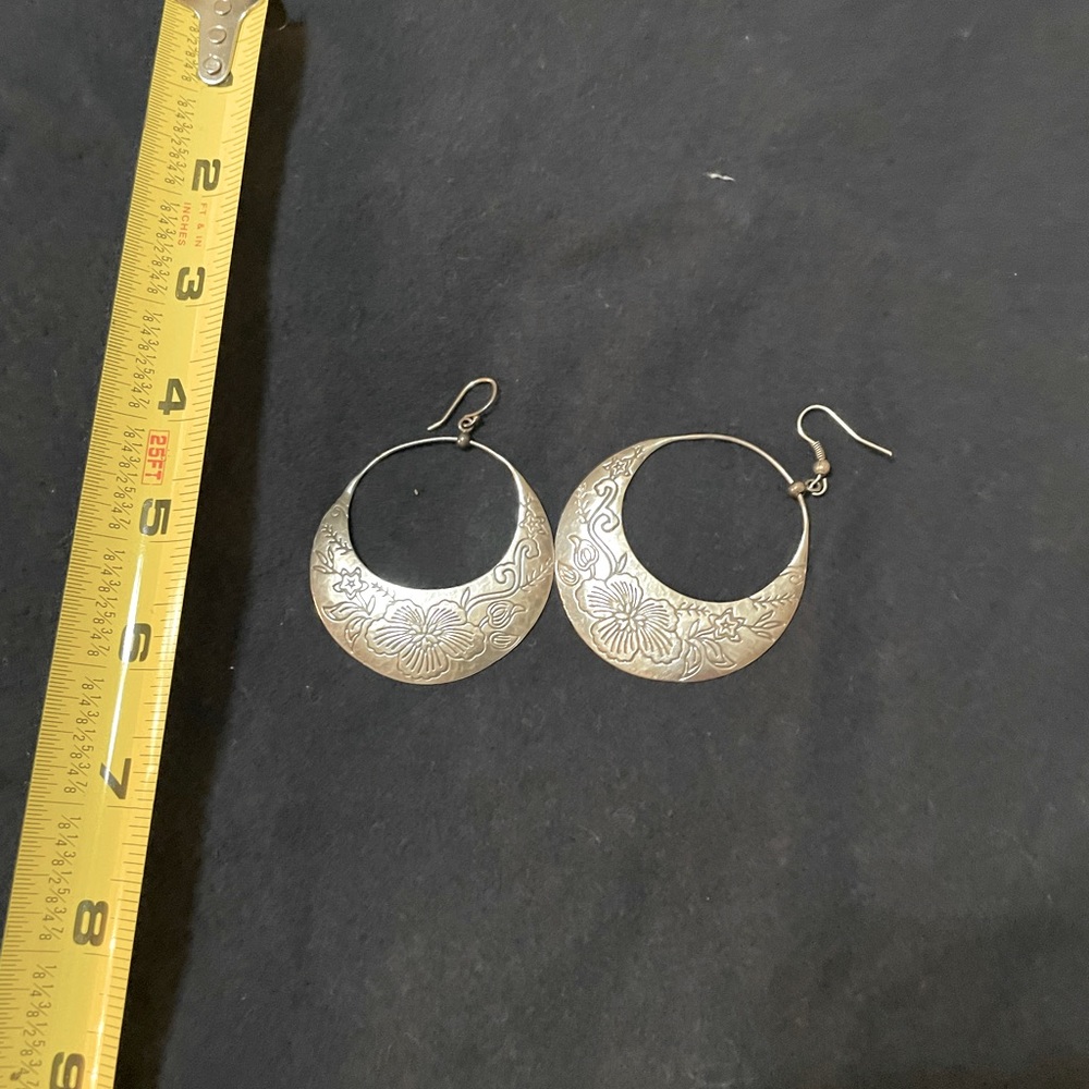 Silpada Large Sterling Silver Earrings